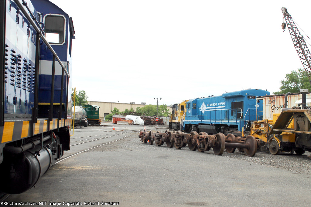 Various power at the SMS yard